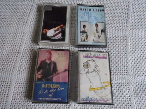 Lote De 4 Cassettes Orginales De David Lebon