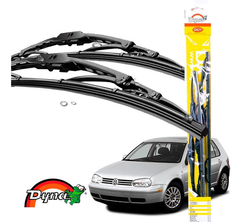 Kit Limpador Parabrisas Vw Golf 1999 A 2006 Dyna Original