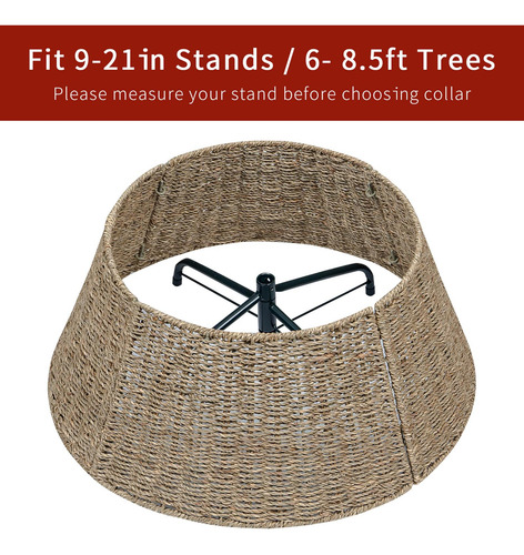 Collar De Árbol De Navidad Para Árbol De 2.3 Metros 22.8 Pul