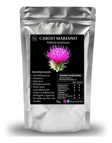 Cardo Mariano 50g Hierba Seca