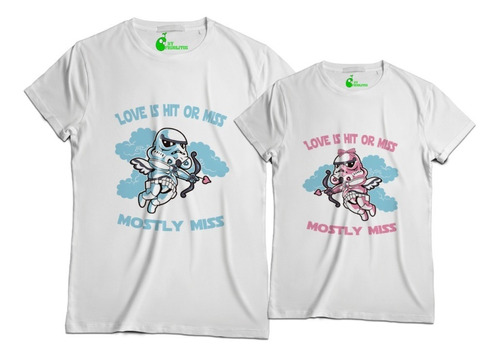 Playera Duo Pareja Stormtropper Love Amor