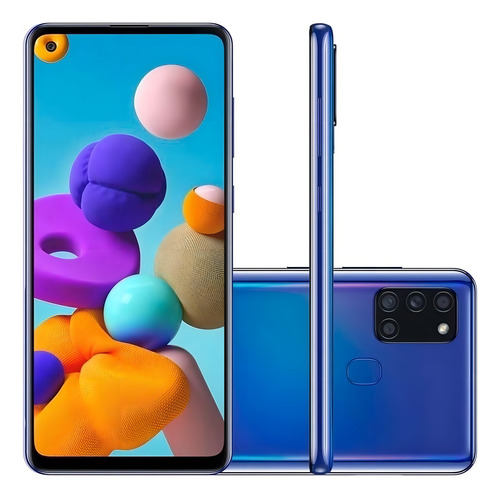 Samsung Galaxy A21s Dual SIM 32 GB azul 3 GB RAM - Excelente (Recondicionado)