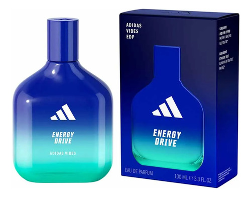 Perfume Importado Masculino adidas Vibes Energy Drive Edp Perfume 100ml - Original Lacrado Com Selo Adipec E Nota Fiscal Pronta Entrega 100% Original
