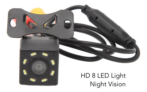 Cámara De Respaldo De 8 Led Hd De Respaldo De Trayectoria Di