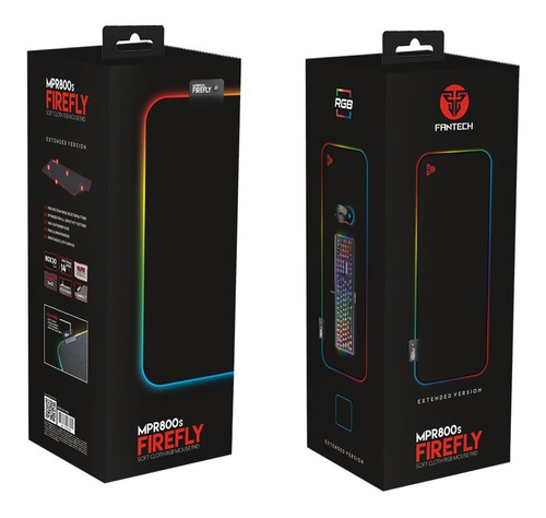 Mousepad Gamer Mpr800s Fantech Rgb Firefly Extended Febo