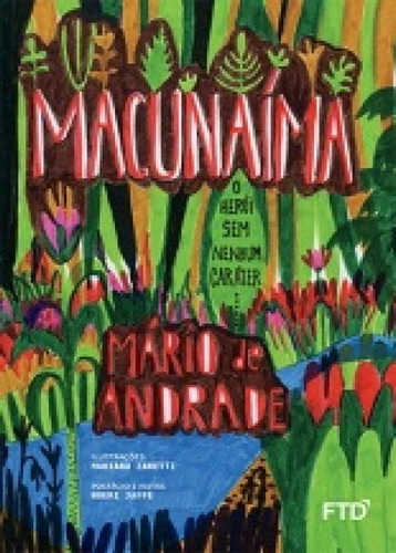 Macunaíma, de Mário de Andrade., capa mole em português