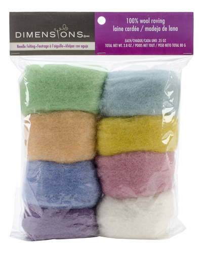 Dimensions Needlecrafts Lana Pastel Natural Para Fieltro 8