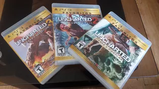 Saga Uncharted Ps3 (3juegos)