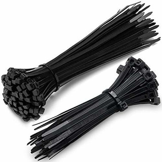 300 PCS HEAVY DUTY 120LB 14" UV RESISTANT BLACK CABLE ZIP TIES Made in USA 