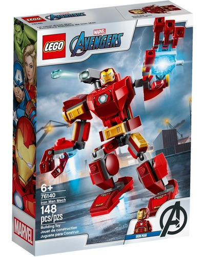 Lego Marvel Avengers Robô Iron Man Homem De Ferro 76140