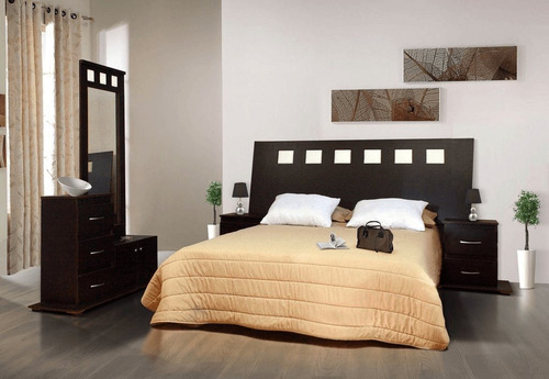 Muebles Recamara Cabecera, Buros Comoda Espejo Choccolate