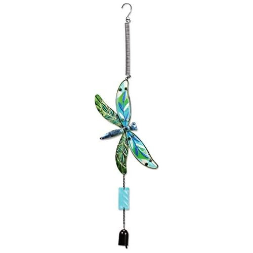 Jumbo Fusion Glass Dragonfly Bouncy Hanging Decoration