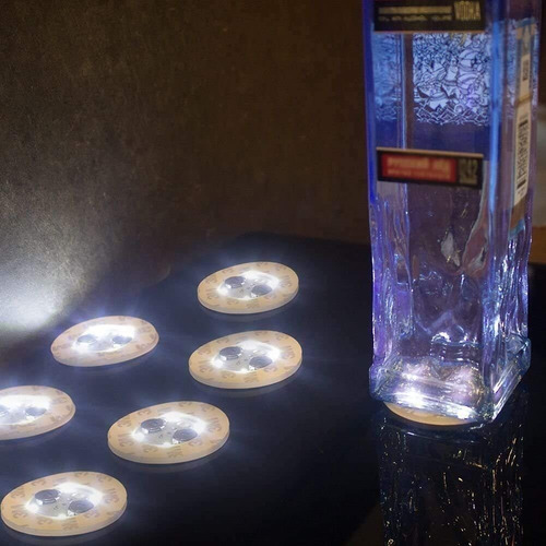 Imagen 5 de 10 de 20 Botellas Glorificadoras Pegatinas Led Posavasos