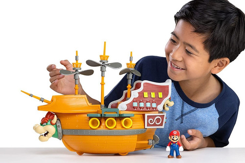 Super Mario Barco De Lujo Bowser Con Sonido +mario Original