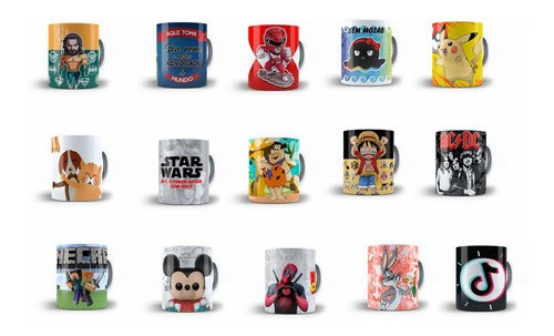 Mega Pack De Arquivos Digitais P/ Sublimação Em Canecas