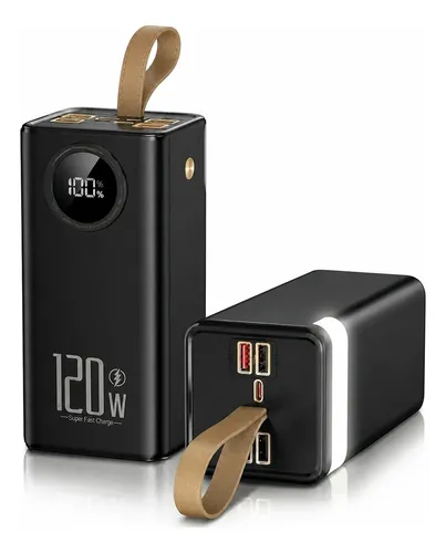 Power Bank Batería Portátil 60000mah 120w Carga Rápida