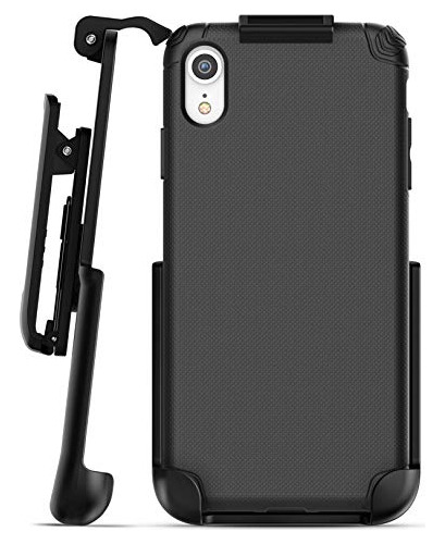 Funda Delgada Con Clip Para Cinturon Color Negro iPhone XR