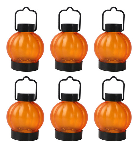 Linternas De Vela Con Luces De Calabaza Para Halloween, 6