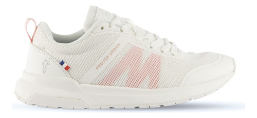 Zapatilla Michelin Footwear Pu15 Mujer Blanco-rosado