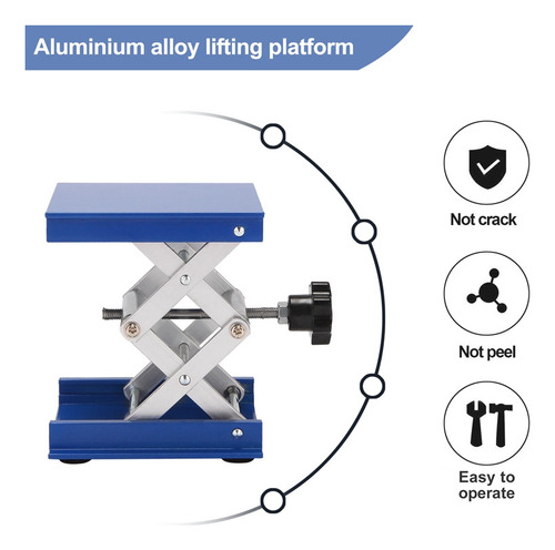 Plataforma Elevatória De Tesoura Jack De Laboratório Em Liga