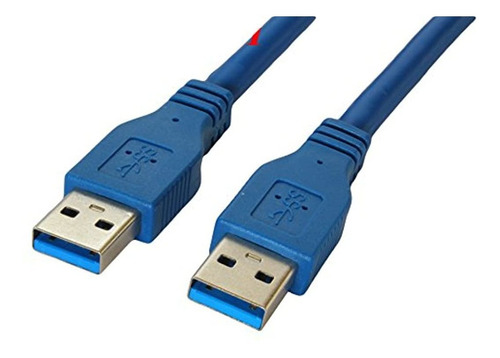 Superspeed Usb 3.0 Type A Male To Type A Male 24/28awg Cable