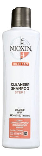 Shampoo Nioxin 4 Hair System Cleanser Color Safe 300ml