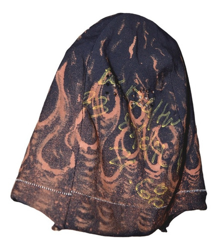 Imagen 4 de 5 de Mascara Flames Grunge Acidwash Facemask Kanye Algodon A