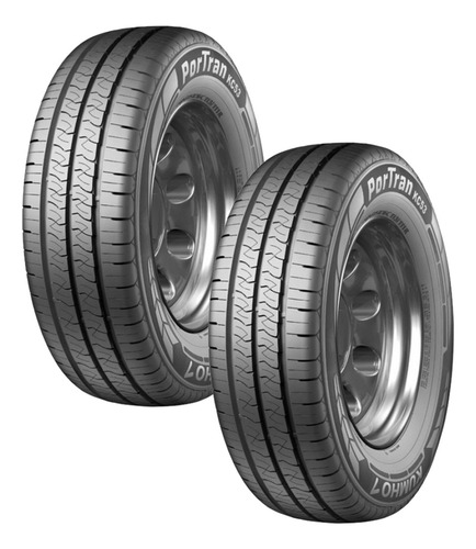Paquete 2 Llantas 195/70r15 Kumho Portran Kc53