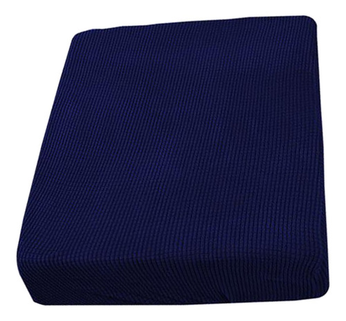 2pcs 1 Seater Sofá Elástico Azul Futon Asiento Banco