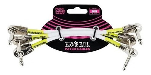 Pack X 3 Cable Patch Interpedal Ernie Ball 6052 15.