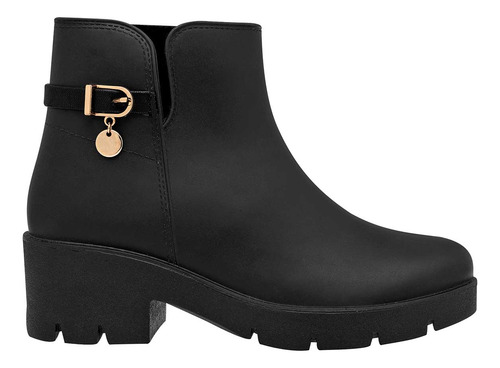 Botas Impermeables Mujer Top Moda Negro 112-886