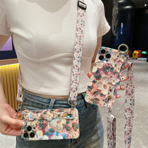 Funda Protectora Para Teléfono Camellia Con Cordón A