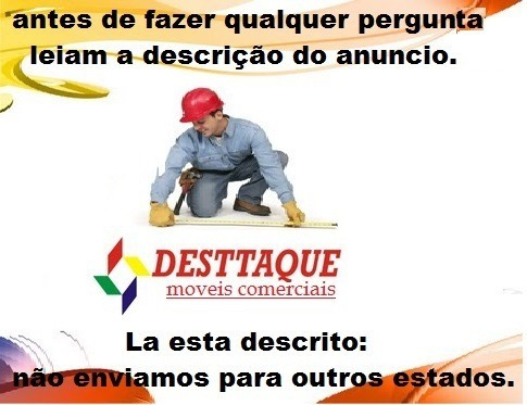 Imagem 2 de 10 de Balcão Caixa 100% Mdf