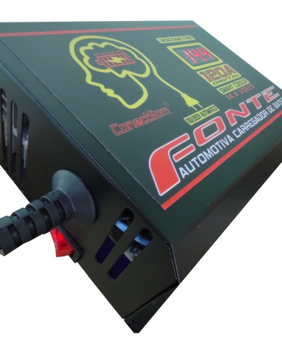 Imagem 3 de 4 de Fonte Automotiva Inteligente 120 Amperes Bivolt Automático