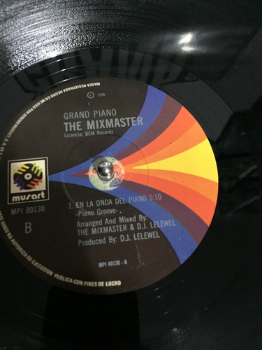 The Mixmaster - Grand Piano - Vinyl 12¨ Maxi Single 90s (Usado)