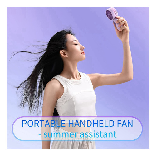 Miniventilador, Ventilador Portátil Pequeño Con 3 Velocidade