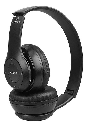 Kit 12 Audifono Diadema Bluetooth P47 Aux Sd Manos Libres Negro