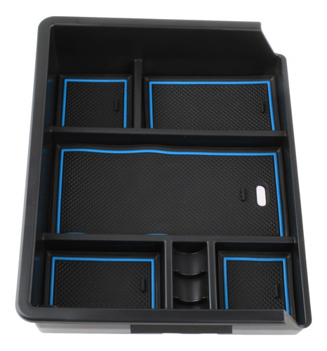 Organizador De Consola Central, Bandeja, Caja De Azul