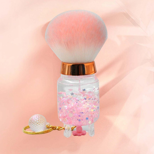 2 Brocha Para Polvo, Herramienta De Belleza, Brocha De Rosa