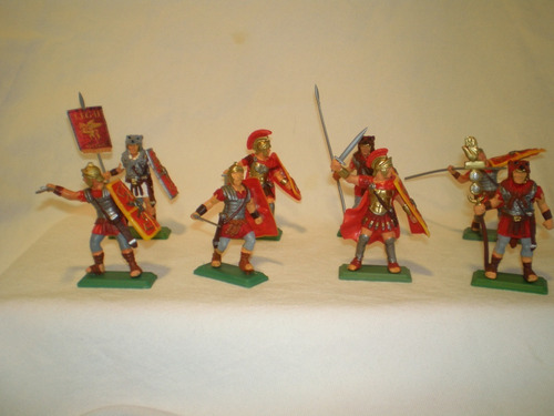 Imagen 1 de 3 de Soldados Romanos Set X 8