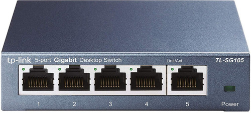 Tp-link Switch 5 Puertos Tl-sg105 Gigabit Traffic Optimizati