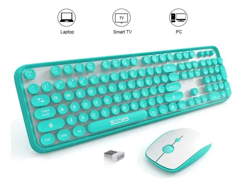 Combo De Teclado Y Ratón Inalámbricos Sades V2020...