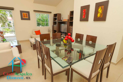 Cad Diamante Lakes Rubí 319. Terraza Con Vista A La Alberca Y Áreas Comunes