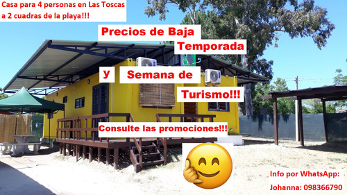 Alquilo 2 Casas Containers En Las Toscas Para 4 P