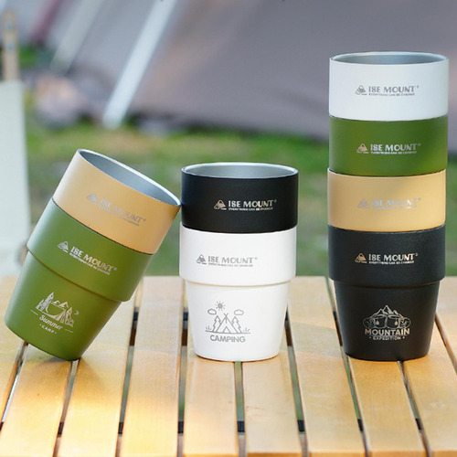 Caneca De Café Para Acampamento, Caneca De Água, Verde