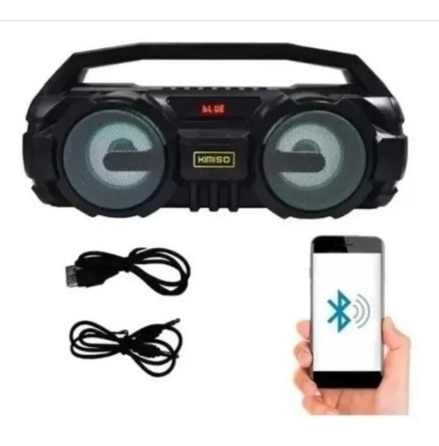 Caixa De Som Bluetooth 10w Usb/fm/sd Wireless Com Microfone