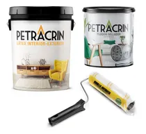 Comprar Combo Pintura Látex Petracrin Int Ext 20l + Fijador +rodillo