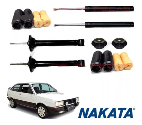 Kit 4 Amortecedores Nakata Gol Quadrado Até 95 E Kit Suspens