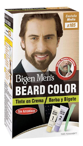 Bigen Barba Y Bigote Tinte Permanente Sin Amoníaco 20gr