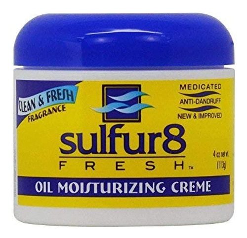 Sulfur 8 Crema Hidratante De Aceite Fresco 4 Oz Por Surfur8